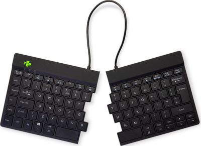Tastierë R-GO Tools, wireless, UK, e zezë