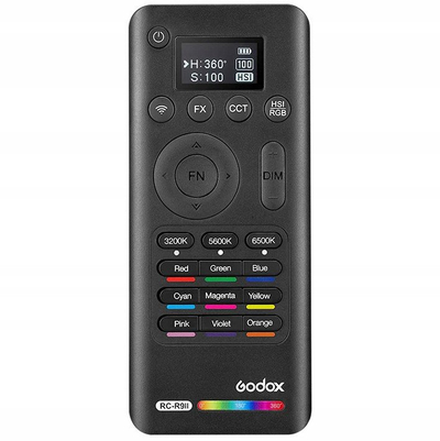 Телекоманда Godox RC-R9II, за LED светла, безжична, црна