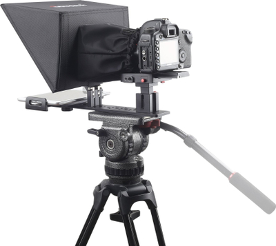 Телепромптер Desview T12, за DSLR камера и смартфон, црн