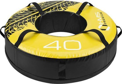 Gomë trajnimi HMS Premium PYT01, 40 kg, e verdhë me të zezë