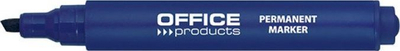 Marker i përhershëm Office Products, majë chisel 1 5 mm, blu