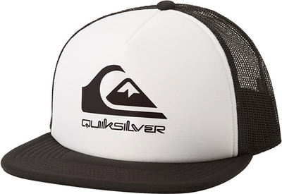 Kapelë Quiksilver Foamslayer Trucker mQU2559, e bardhë/zezë