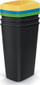 Kosh mbeturinash COMPACTA Q SET, 3x45L, plastik, gri