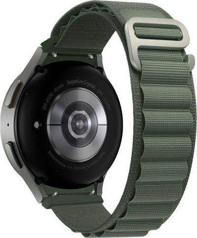 Rrip ore Tech-Protect Nylon Pro për Samsung Galaxy Watch 4 5 5 Pro, 40–46mm, najlon, jeshile ushtarake
