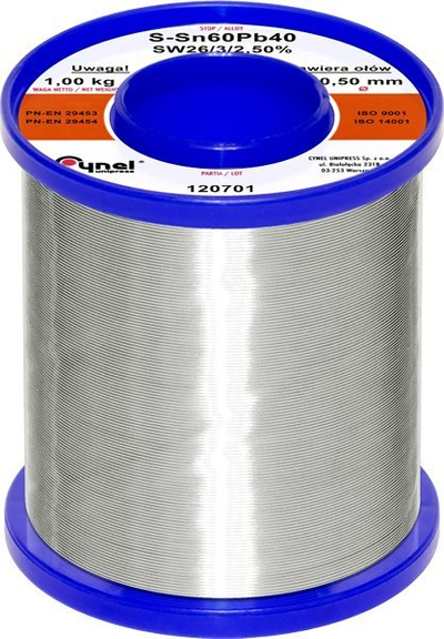 Tel saldimi Blow 5602, 0.50mm, 1kg, solder LC60 SW26