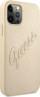 Guaskë telefoni Guess GUHCP12MRSAVSLG, për iPhone 12 / 12 Pro 6.1", Saffiano, ngjyrë ari