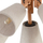 Таванска ламба TK Lighting Vaio 575, 5xE27, природно дрво, беж