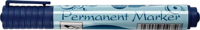 Marker permanent Centrum Blue, majë e rrumbullakët, blu