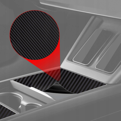 Folie dekorative interieri GrizzGlass PianoSkin Matte për Volvo XC60 T6 2022-2024, set 3 në 1, e zezë mat