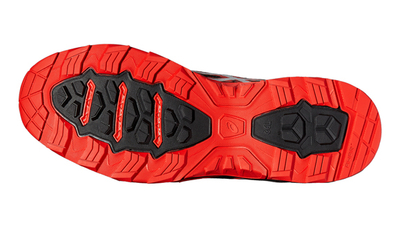 Патики за трчање Asics Gel-FujiTrabuco 5 за мажи, планински терен, црни со црвено