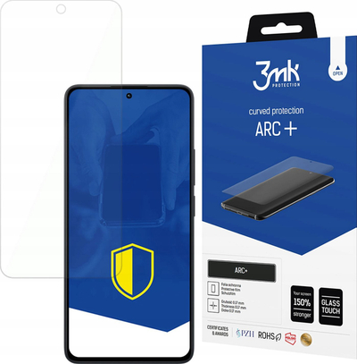 Fletë mbrojtëse ekrani 3mk ARC+ për Redmi 13 4G, vetë-rigjeneruese, e kthjellët