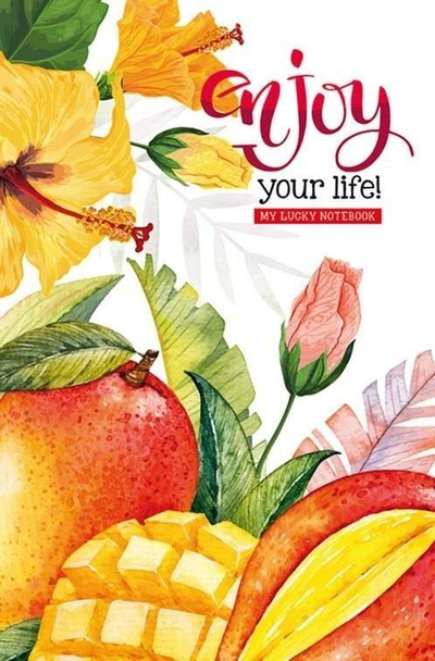Fletore me katrorë Fresh TW Mango, 64 fletë, A5, 105 x 165 mm, me dizajn