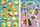 Налепници POLSYR Stickers Large, 25 парчиња, фигури насмеано лице и маче, шарени