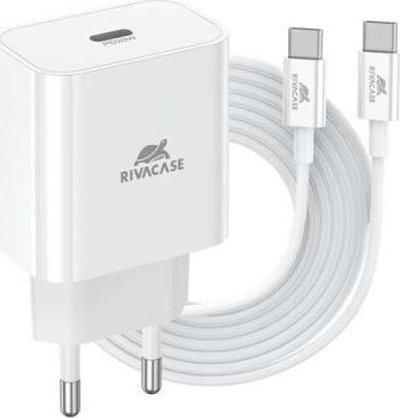 Karikues muri Rivacase PS4101, 20W, USB-C, i bardhë