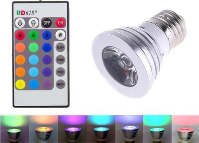 Llambë ECpower ZD7 BULB RGB LED 16, E27, universale