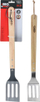 Shpatull për grill Affek Design, 46 cm, çelik inoks, dorezë druri
