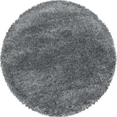 Tapet VEMZU Fluffy Rug 80x80, me lesh të gjatë 30mm, gri e çelët