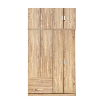 Dollap  4-dyersh + loft + 2 sirtarë, Sonama, 120×42×241