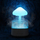 Lagështues ajri Mushroom, difuzer aromash, 150ml, LED, i bardhë