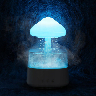 Lagështues ajri Mushroom, difuzer aromash, 150ml, LED, i bardhë