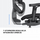 Karrige gaming Anda Seat X-Air Pro Mesh, mbështetëse rrjetë, gri