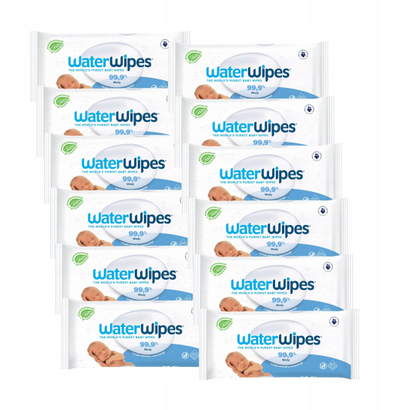 Peceta të lagura për bebe WaterWipes Original, 1080 copë, 99.9% ujë, pa aromë