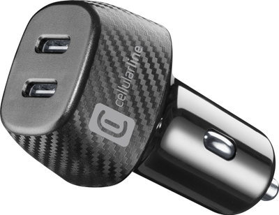 Karikues makine Cellularline Multipower Duo 40W, 2x USB C, i zi