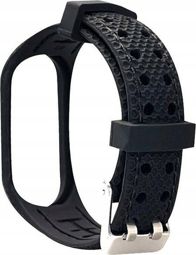 Rrip dore Beline për Xiaomi Mi Band 7 Sport, silikon, i zi