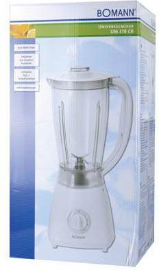 Blender Bomann UM 378, 500 W, 1.5 l, i bardhë