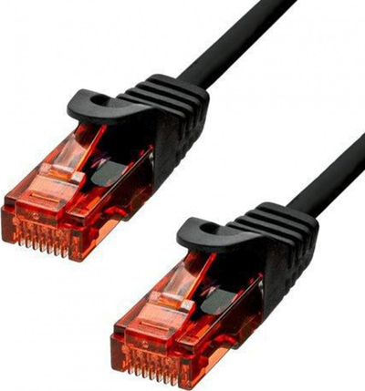 Kabllo rrjeti ProXtend CAT6, U/UTP, 20m, e zezë