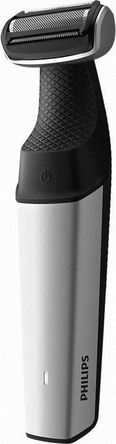 Trimmer trupi Philips Bodygroom Series 5000 BG5021/15, i papërshkueshëm nga uji, për trup, i zi dhe argjendtë