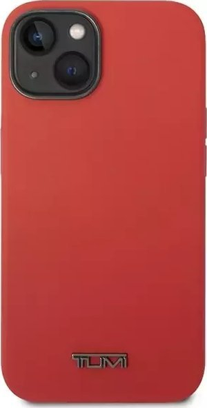 Kapak telefoni Tumi Liquid Silicone për iPhone 14, hardcase, i kuq