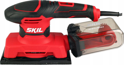 Lëmues orbital SKIL 7362 DA, 280W, sistem X Flow, i kuq