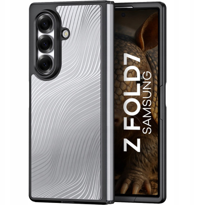 Kapak telefoni Dux Ducis Aimo Series për Samsung Galaxy Z Fold7, mbrojtës, i zi
