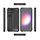 Kapak telefoni Hybrid Armor për Samsung Galaxy S24 FE, mbrojtës, antirrëshqitës, i zi