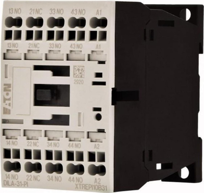 Kontakt ndihmës Eaton DILA, 24V DC, 3NO+1NC, terminale Push-In
