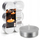 Set qirinjsh tealight AgdExpert, pa erë, 12 copë, të bardhë