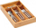 Organizues çekanësh Kesper Extendable Cutlery Tray, bambu, 26-49cm, ngjyrë druri natyrale