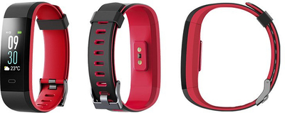 Matës aktiviteti VeryFit 115Plus Color, zi-kuq