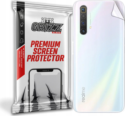 Foli mbrojtëse mbrapa GrizzGlass për Realme X3 5G, e butë, transparente