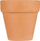 Kandil balte Flowerpot, në formë vazoje me lule, ngjyrë natyrale