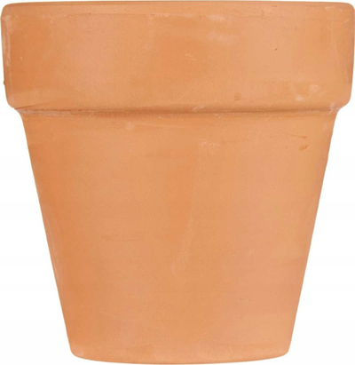 Kandil balte Flowerpot, në formë vazoje me lule, ngjyrë natyrale