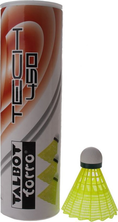Topa badminton Talbot Tech 450 Slow, set 6 copë, të bardhë