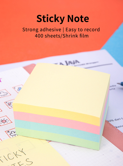 Postit DELI 76x76 400fl pastel mix a01703 1/12