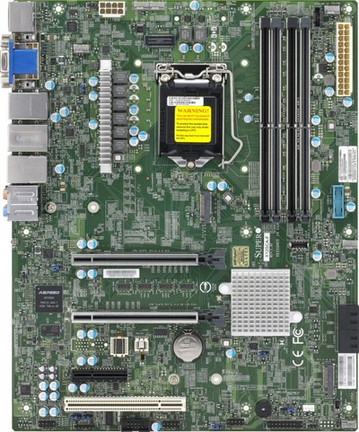 Pllakë amë Supermicro MBD X12SCA F O, W480, LGA1200, DDR4 128GB, ATX