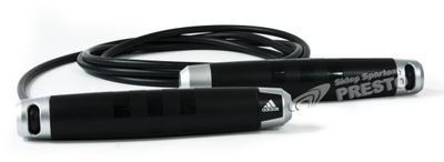 Litar kërcimi adidas ADRP-11011, 300cm, i rregullueshëm, i zi