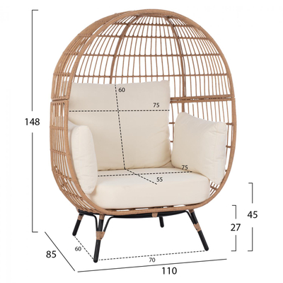 Kolltuk “Nest” "HM5764", bezhë