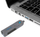 Bllokues porte USB LogiLink AU0044, me çelës, gri