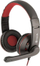 Kufje gaming NGS VOX420 DJ, me mikrofon, 3.5 mm, të zeza me të kuqe
