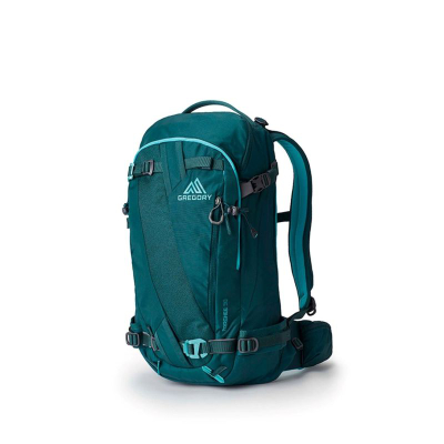 Çantë shpine Gregory Targhee 30 XS/S për femra, 30L, për hiking dhe ski touring, jeshile Emerald Teal